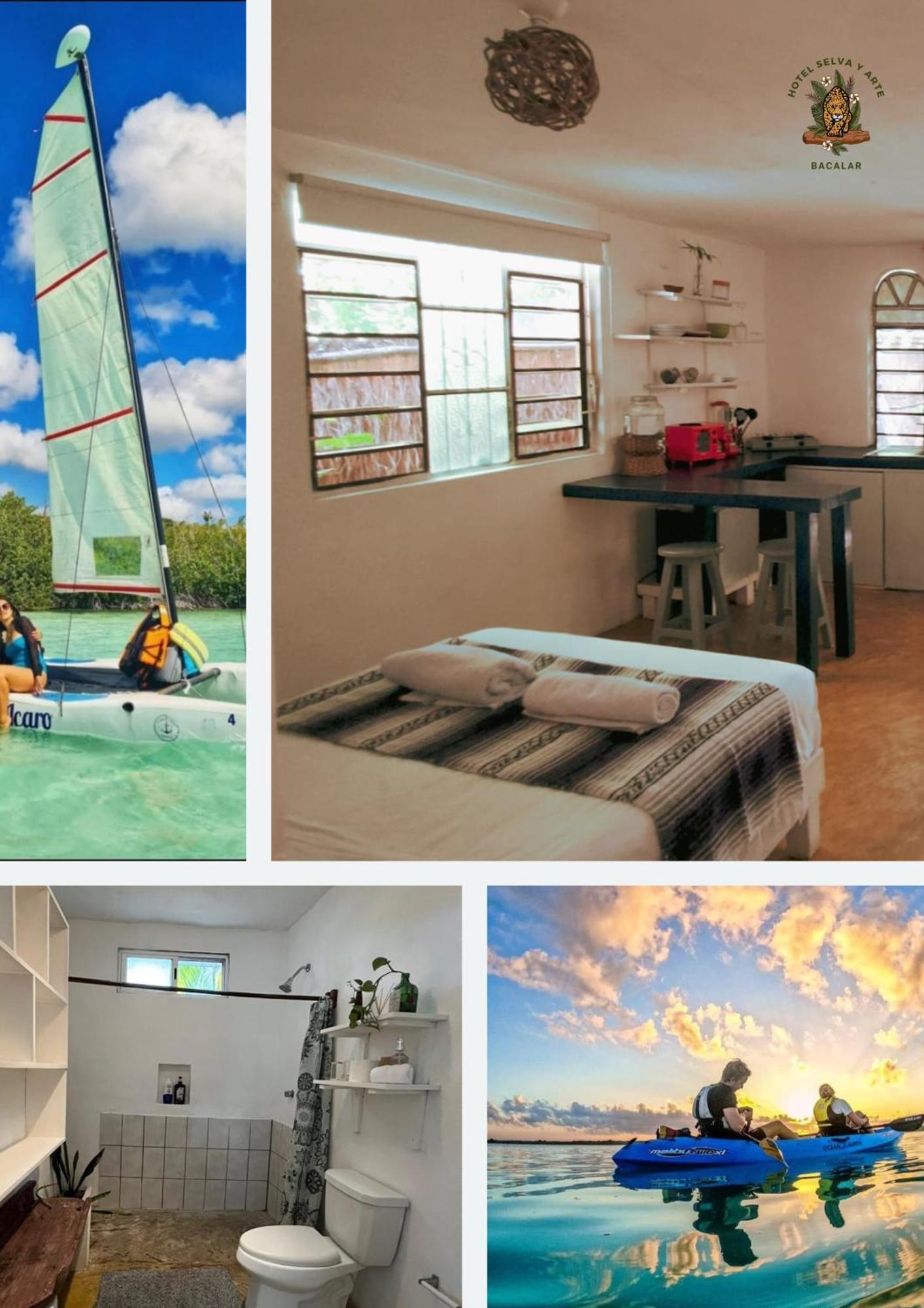 Casa Arte Y Selva Bacalar - Free Bikes & Kayyaks Hotel Ngoại thất bức ảnh